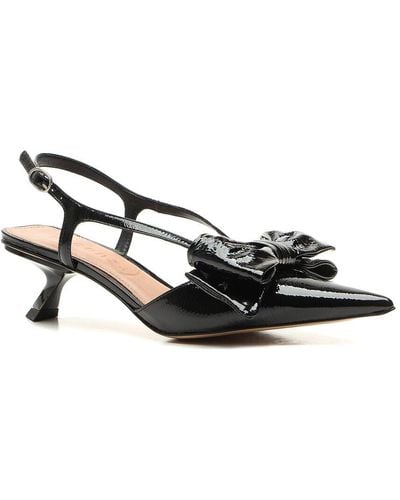 Vicenza Servia Leather Shoe - Black