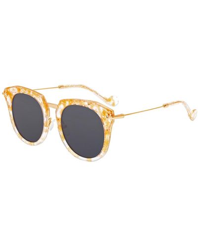 Bertha Aaliyah 50mm Polarized Sunglasses - Metallic