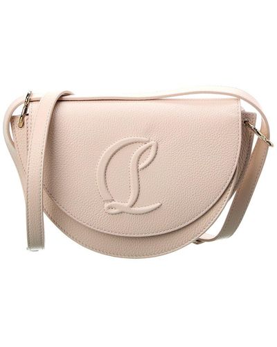 Christian Louboutin By My Side Leather Shoulder Bag - Natural
