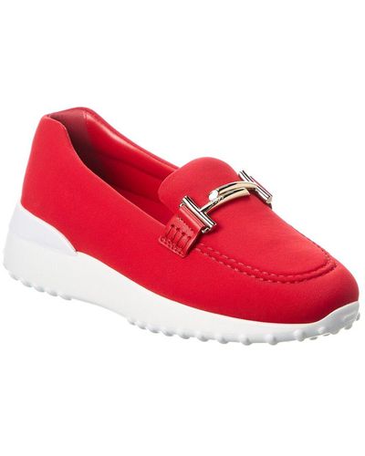 Tod's Double T Loafer - Red