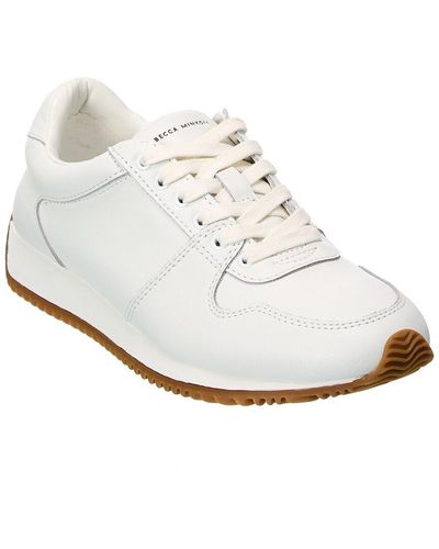 Rebecca Minkoff 1970 Leather Sneaker - White