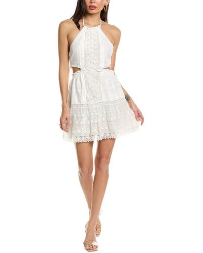 LoveShackFancy Kesia Mini Dress - White