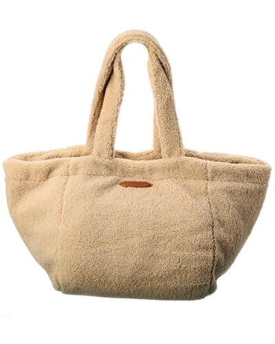 Poolside The Slouchy Teddy Tote & Clutch - Natural