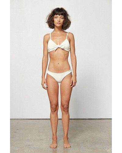 Mara Hoffman Kay Bikini Bottom - White