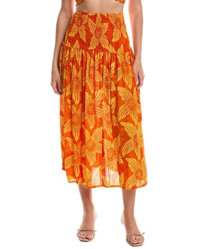 Tiare Hawaii Havana Skirt - Orange
