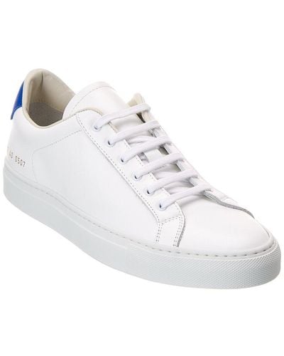 Common Projects Retro Low Leather Sneaker - White