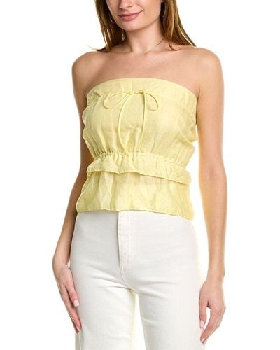 Bardot Margo Barely There Top - Yellow