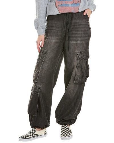 Blank NYC One Too Many Cargo Jean - Gray