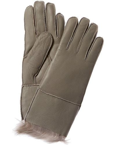 Surell Leather Gloves - Brown