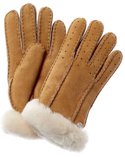 UGG Classic Perforated Gloves - Brown
