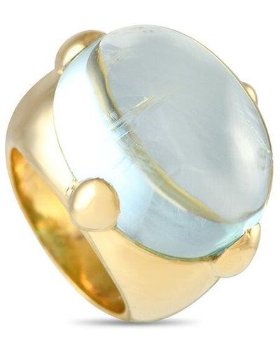 Pomellato 18K Aquamarine Ring (Authentic Pre-Owned) - Multicolour