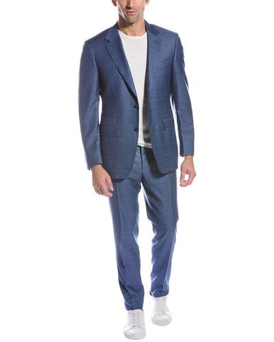 Canali 2pc Wool Suit - Blue