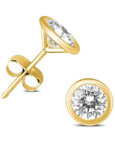 Monary 14k 0.46 Ct. Tw. Diamond Earrings - Metallic