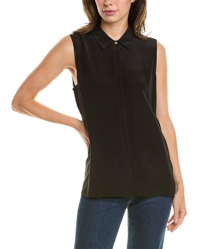 donna karan silk blouse