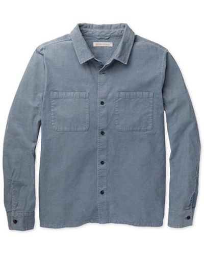Outerknown Townes Corduroy Shirt - Blue