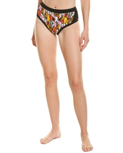Shan Picasso High-waist Bikini Bottom - Multicolor