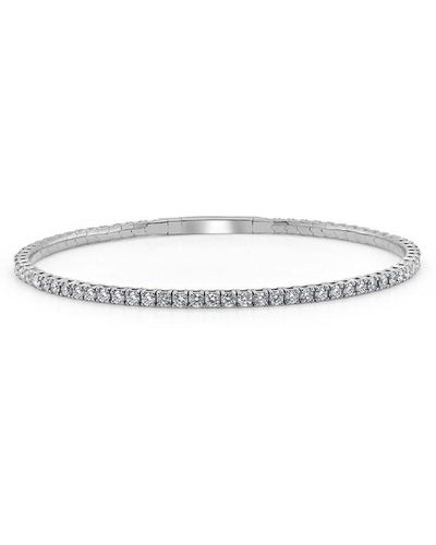 Sabrina Designs 14k 2.59 Ct. Tw. Diamond Flexible Bangle Bracelet - Multicolor