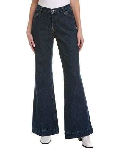 RE/DONE 70's Heritage Rinse Low-rise Bell Bottom Jean - Blue