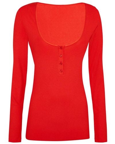 Wolford Henley Top - Red
