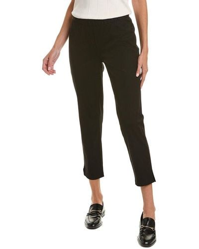 Eileen Fisher Twill Ankle Pant - Black