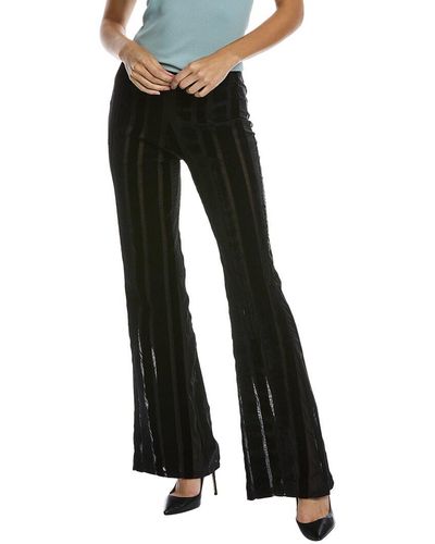 Cynthia Rowley Velvet Ribbon Mesh Pant - Black