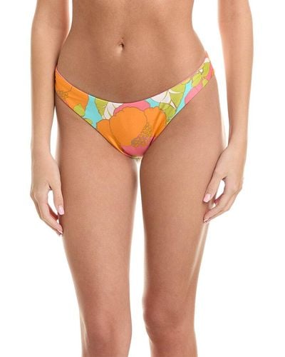 Trina Turk Reversible Bikini Bottom - Orange