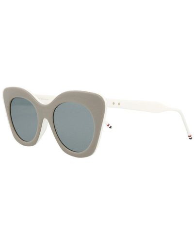 Thom Browne 52mm Sunglasses - White