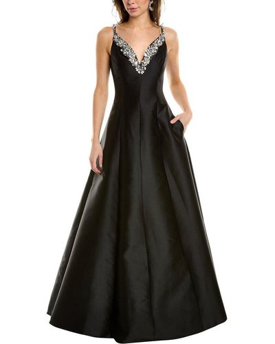 Carolina Herrera Sweetheart Silk-blend Ball Gown - Black