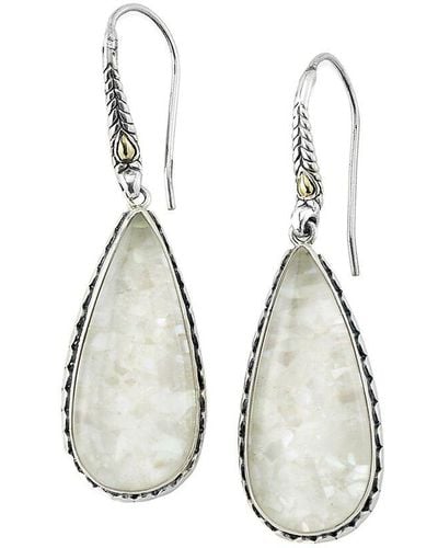 Samuel B. 18k & Silver Pearl Earrings - White