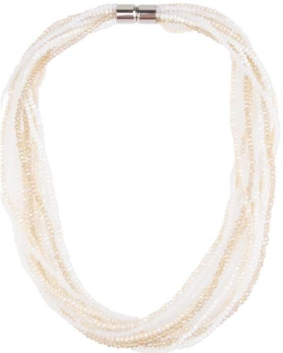 Saachi Crystal Necklace - White