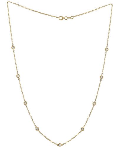 Diana M. Jewels Fine Jewelry 14k 0.90 Ct. Tw. Diamond Necklace - White