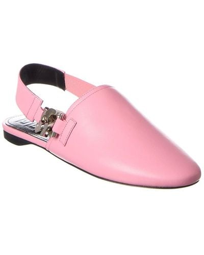 Givenchy G Chain Leather Mule - Pink