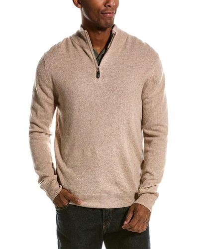 Magaschoni Tipped Cashmere Pullover - Natural