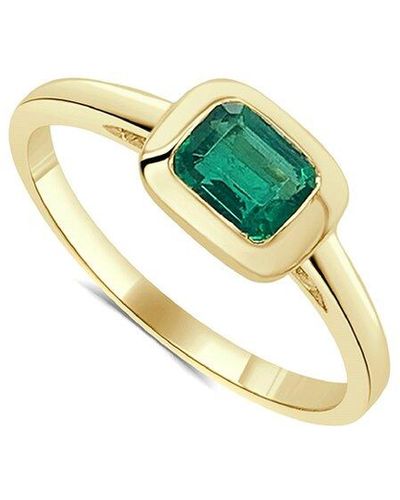 Sabrina Designs 14k 0.60 Ct. Tw. Emerald Ring - Green