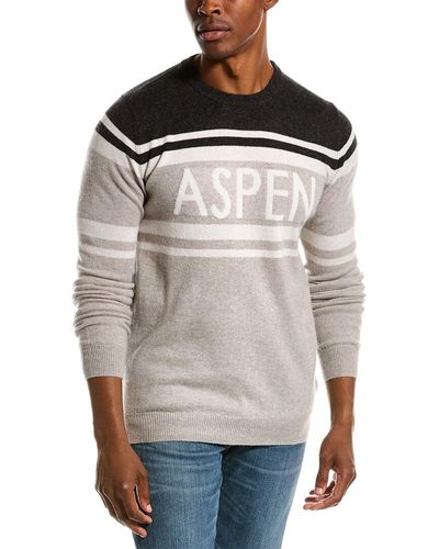 SCOTT & SCOTT LONDON Aspen Wool & Cashmere-blend Sweater - Gray