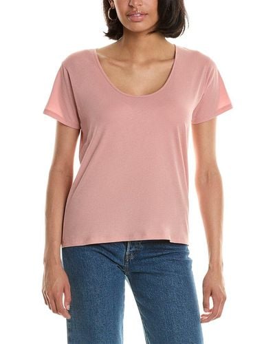 Vince Relaxed Scoop T-shirt - Red