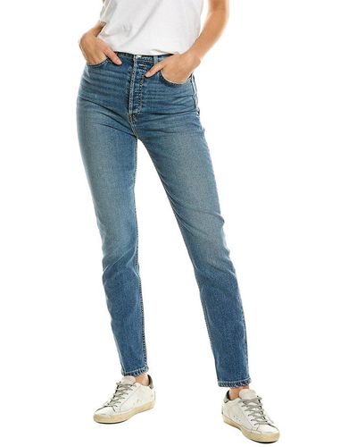 RE/DONE 90s Western Blue Ultra High-rise Skinny Jean