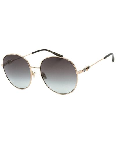 Jimmy Choo Birdies 60mm Sunglasses - Metallic
