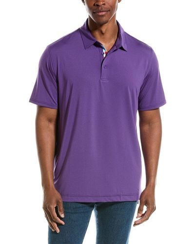 Robert Graham Alexsen 2 Classic Fit Polo Shirt - Purple