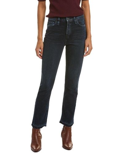Hudson Jeans Holly High-rise Basin Straight Ankle Jean - Black