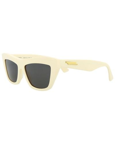 Bottega Veneta Bv1121s 55mm Sunglasses - White