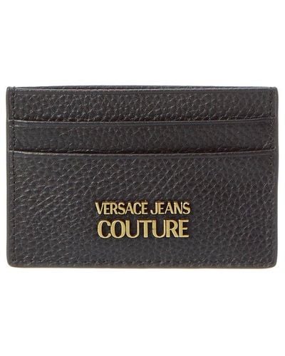 Versace Leather Card Holder - Black