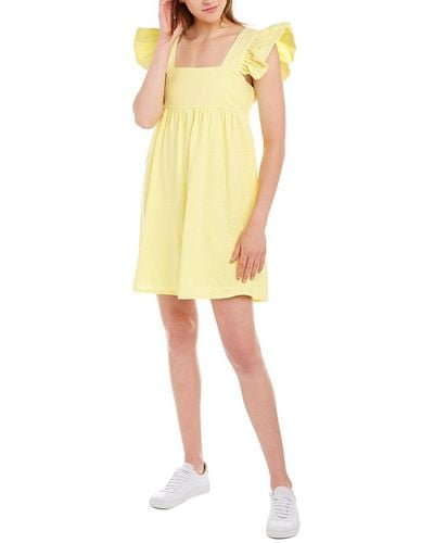 HL Affair Ruffle Mini Dress - Yellow