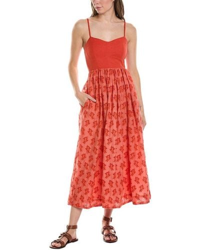 The Great The Camelia Maxi Dress - Red