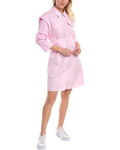 10 Crosby Derek Lam Skylar Shirtdress - Pink