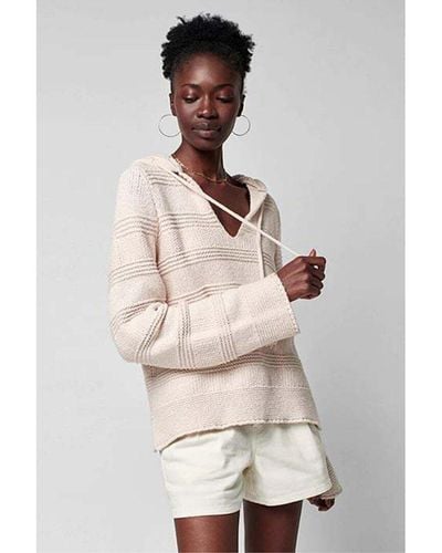 Faherty Poppy Sweater Hoodie - Natural