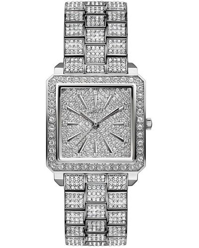 JBW Square Diamond Watch - Gray