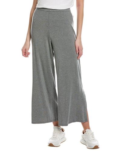 Eileen Fisher Straight Ankle Pant - Grey