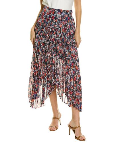 BCBGMAXAZRIA
 Pleated Midi-Skirt main image 1