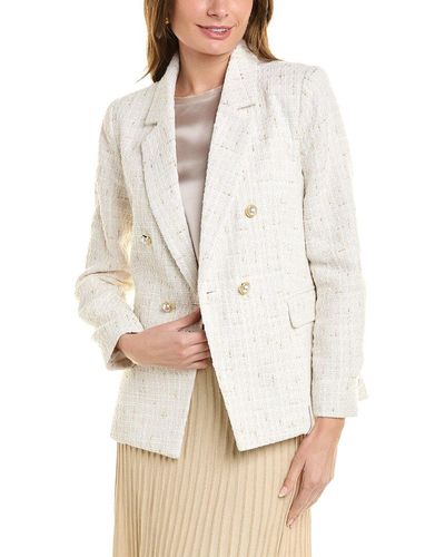 Nanette Lepore Tweed Jacket - White